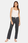 Rosaline Symmetry Knit Cotton Sleep Pyjama - Black Beauty — thumbnail 4